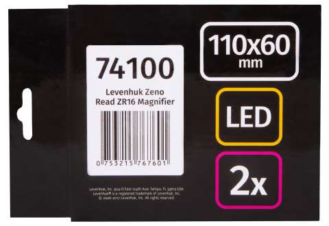 Лупа для чтения Levenhuk Zeno Read ZR16