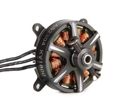 T-HOBBY Бесколлекторный двигатель с коротким валом AS2304 2-3S для комнатных самолетов F3P T-Motor