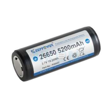 Keeppower 26650 5200mAh (захищений) - 10A