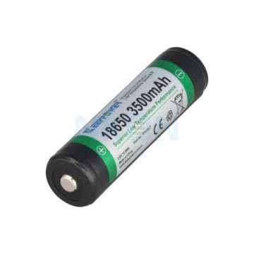 Keeppower 18650 3500mAh (з захистом) - 10A (з кнопковим верхом) - низьких температур