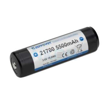 Keeppower 21700 5500mAh (захищений) - 11A (кнопковий верх)