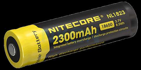 Nitecore 18650 NL1823 2300mAh (захищений) - 2A