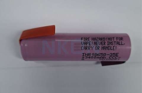 Samsung INR18650-35E 3400mAh - 8A - Z-Tag