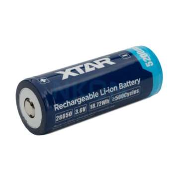 XTAR 26650 5200mAh (з захистом) - 7A