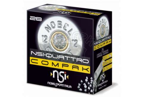 Дріб Nobel Sport Italy Quattro Compak 28 гр 12/70 №7,5