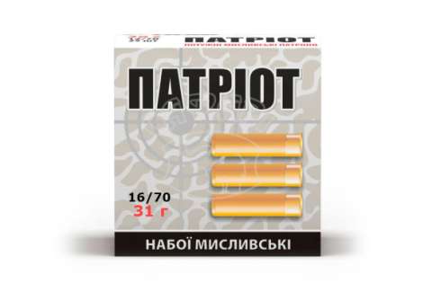 Дріб ТАХО Патріот 31гр. Кал. 16/70 N4/0
