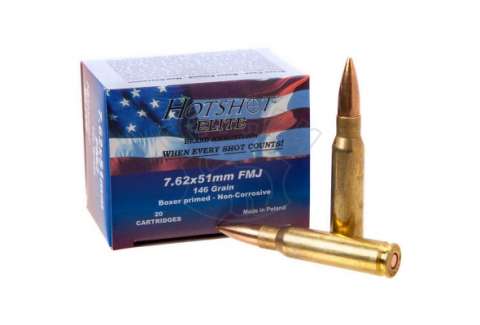 Патрон Mesko .308 Win FMJ 9,45 g (146GR)