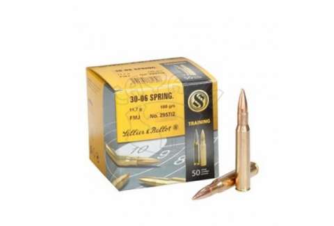 Патрон Sellier & Bellot .30-06 Sprg куля FMJ 11.7 g (180GR)