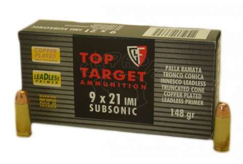 Патрон Fiocchi 9x21 IMI TCCP LL 148gr SUBSONICHE