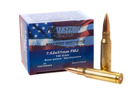 Патрон MESKO FMJ 308 Win 146 gr.