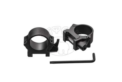 Кільця Leupold QRW2 1" Low Matte низькі швидкоз'ємні