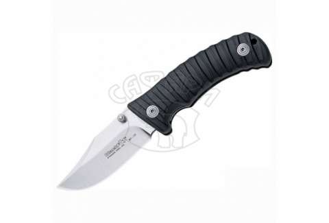 Ніж з складаний лезом Fox Blackfox Hunting Clip Point Folder Black
