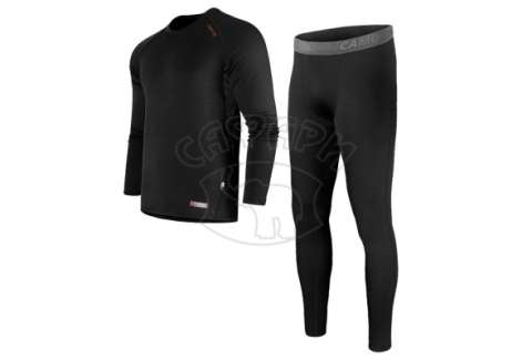 Термобілизна Camo-Tec Polarheat guadro stretch Black