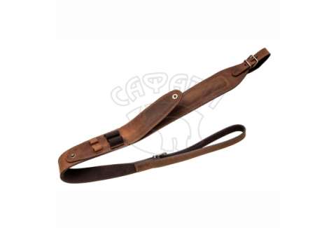 Ремінь рушничний шкіряний Artipel 93 з патронташем