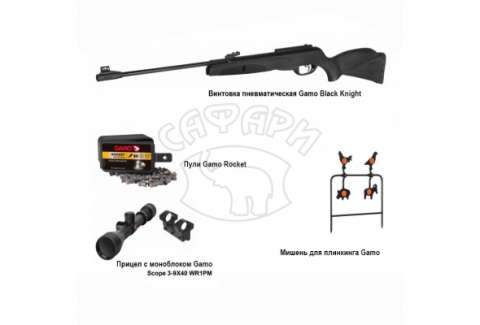 Гвинтівка пневматична Gamo Black Knight (комплект)