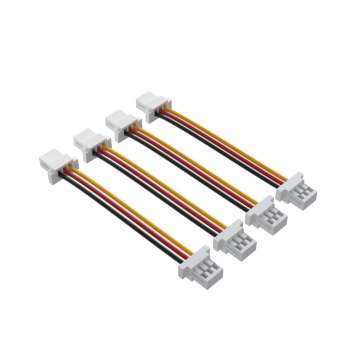 SH1.0 3P 50mm silicon cable for LED arm Lights(4 Pcs)