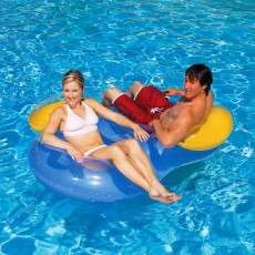 Плот надувной BW спаренные круги 188х117 см