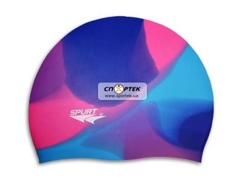 Шапочка для плавания Spurt силикон MULTI