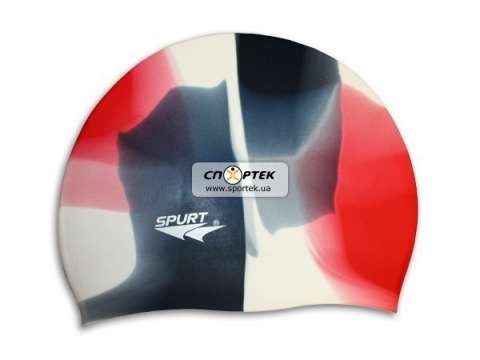 Шапочка для плавания Spurt силикон MULTI