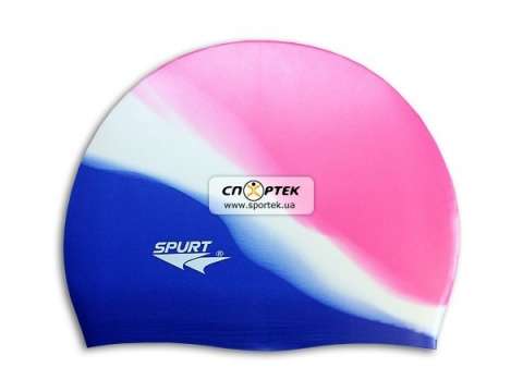Шапочка для плавания Spurt силикон MULTI