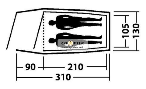 Палатка туристическая Easy Camp STAR 200