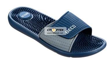 Тапочки массажные мужские BECO 90617 7 тёмно-синий