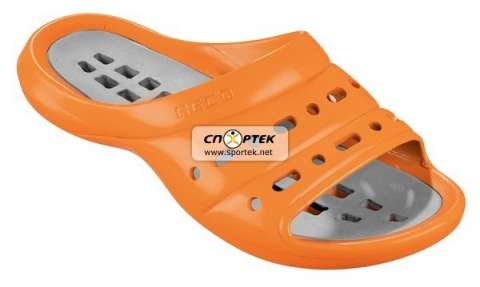 Тапочки пляжные BECO 9027 оранжево/серый