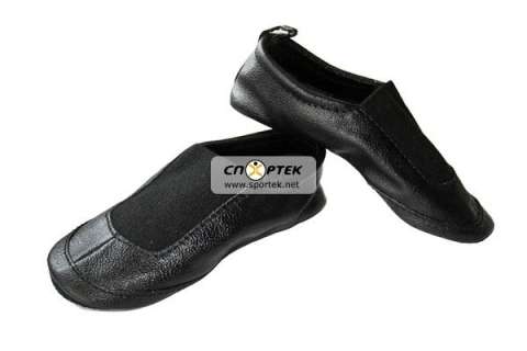 Чешки кожанные М-10 чёрные