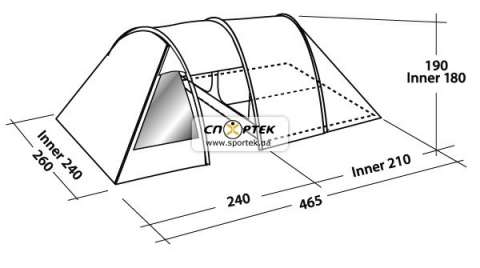 Палатка туристическая Easy Camp GALAXY 400