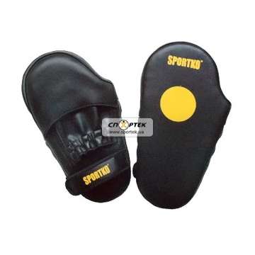 Лапа для кикбоксинга большая кожаная
