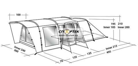Палатка туристическая Easy Camp BOSTON 600
