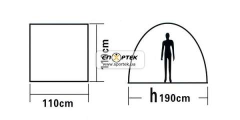 Палатка Mimir душ, туалет EURECA