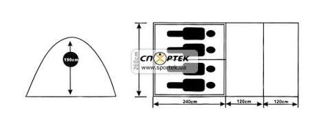 Палатка Mimir X-Art 1800