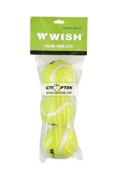Мячи для тенниса WISH Сlub One 210 (3 шт)