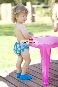 Трусики для плавания Konfidence Aquanappies Navy Polka Dot