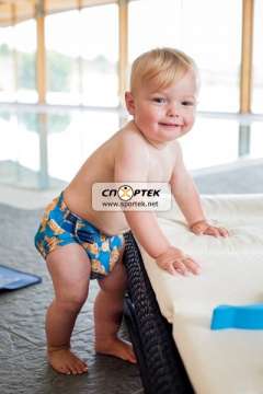 Трусики для плавания Konfidence Aquanappies Navy Polka Dot