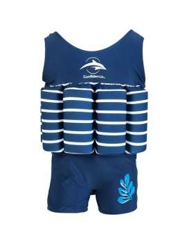 Купальник-поплавок Konfidence Floatsuits, Blue Breton Stripe , 1-2 р.