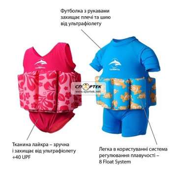 Купальник-поплавок Konfidence Floatsuits,  Clownfish