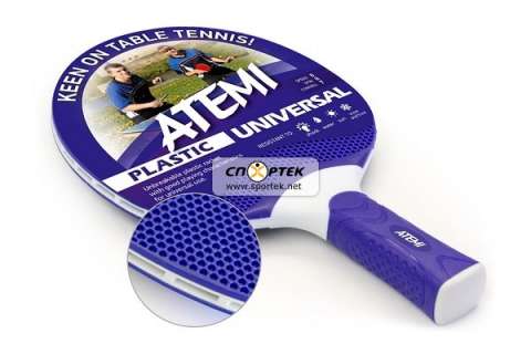 Ракетка для настольного тенниса ATEMI Plastic Universal