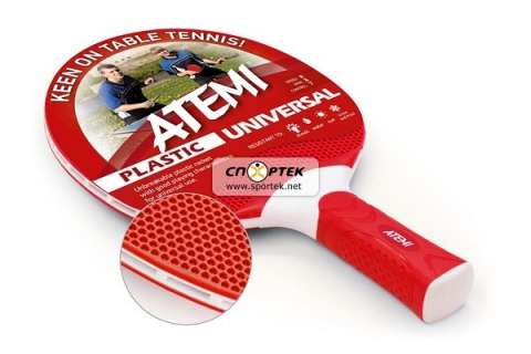 Ракетка для настольного тенниса ATEMI Plastic Universal