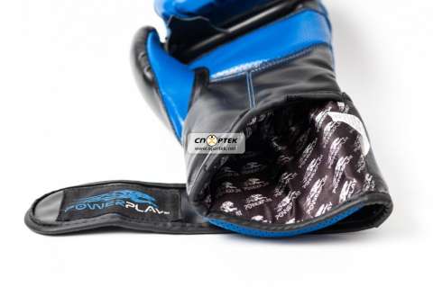 Боксерские перчатки PowerPlay 3020 Platinum Series Blue