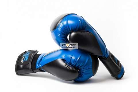 Боксерские перчатки PowerPlay 3020 Platinum Series Blue