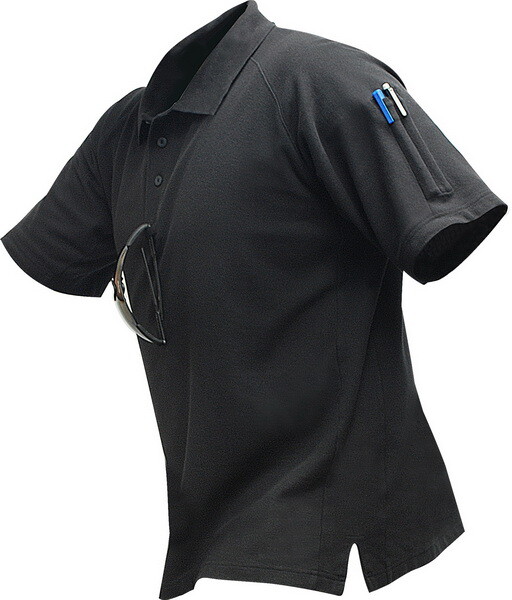 Футболка-поло тактическая мужская "Vertx" (черный)