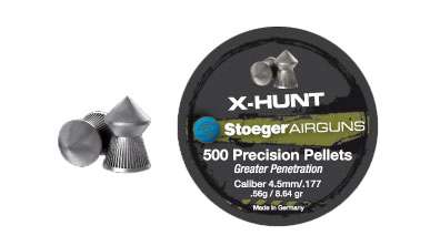 Кульки Stoeger X-Hunter Point 0.56 г, кал.177(4.5 мм), 500 шт.