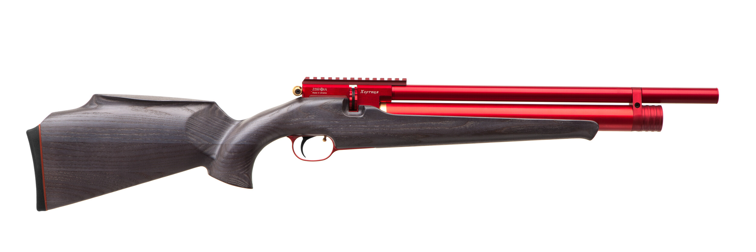 Винтовка пневматическая  PCP ZBROIA Хортица Classic 4.5m черная/красная