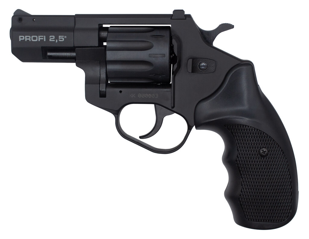 Z20.7.1.012 Револьвер під патрон флобера PROFI-2.5" чорний/пластик кал. 4мм
