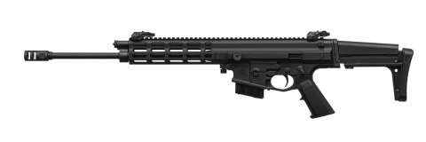 ММГ Карабін нарізний Robinson XCR-L 223REM 16" Gas Piston 1:7 Lightweight M-Lok Black Массогабаритный макет