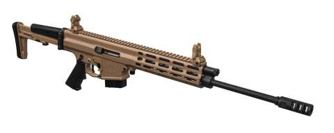 ММГ Карабін нарізний Robinson XCR-L 223REM 16" Gas Piston 1:7 Lightweight M-Lok FDE Массогабаритный макет
