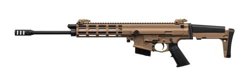 ММГ Карабін нарізний Robinson XCR-L 223REM 16" Gas Piston 1:7 Lightweight M-Lok FDE Массогабаритный макет