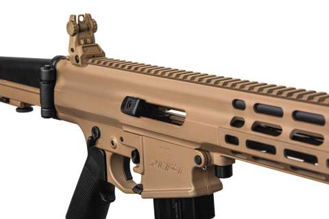 ММГ Карабін нарізний Robinson XCR-L 223REM 16" Gas Piston 1:7 Lightweight M-Lok FDE Массогабаритный макет